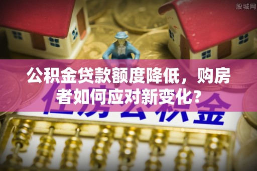 如东公积金贷款额度降低，购房者如何应对新变化？