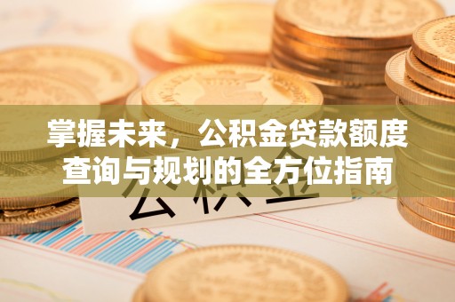 如东掌握未来，公积金贷款额度查询与规划的全方位指南